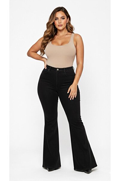 nd jeans Womenjeans-Premium High Waist Shaping / Sculpting Stretchy Relaxed F...