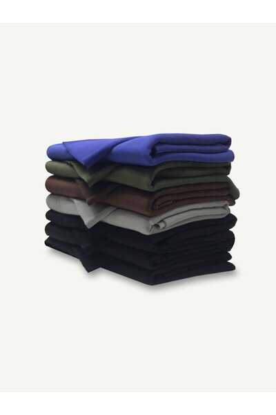 Yiğit Kumaş Set de țesături cu cu căptușeală din fleece fire cu nervuri, 7 bu...