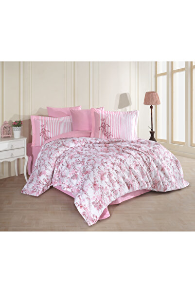 CASIMI Bedding Set Cotton Poplin, Quilted, 2 Persons - Healing Stones Yakut