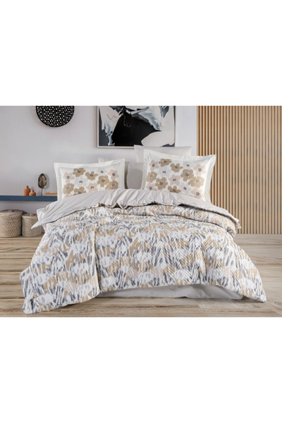 CASIMI Poplin Cotton Bedding Set, Quilted, 2 Persons - Penny Tas