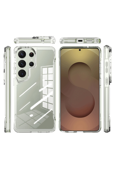 kılıffuarı حافظة لهاتف سامسونج جالاكسي S26 الترا، غطاء T-Max شفاف وناعم مع حم...