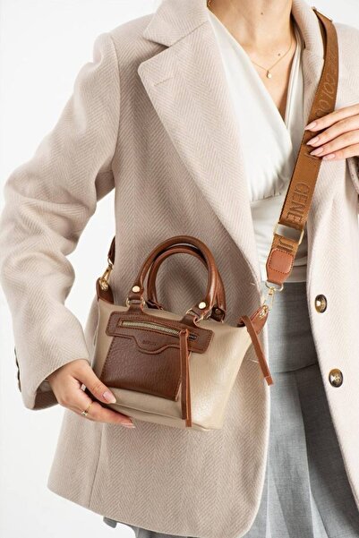 eflanmoda Geantă de mână și de umăr pentru femei, din piele artificială moale...