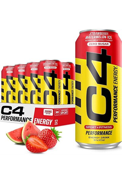 Cellucor C4 Energy Drink, Strawberry Watermelon Ice Flavor, 473*12