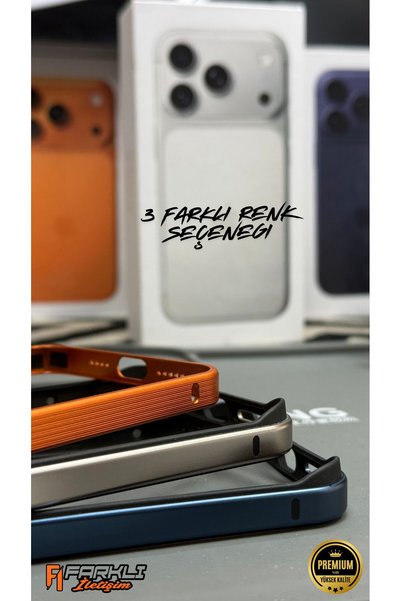 FARKLI İLETİŞİM Side Cover after Conversion Coating for iPhone 15 Pro Max