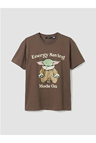 LC Waikiki M1 Season Brown the Mandalorian Printed Women's T-Shirt