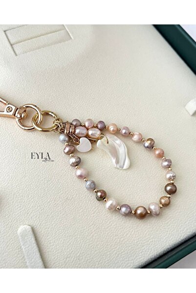 eyla collection Handmade Bag Accessory with Pearls and Stones - Special Styli...