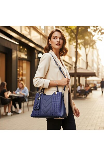 ZİVORA Geantă de umăr și de mână pentru femei, de dimensiuni mari, cu model H...