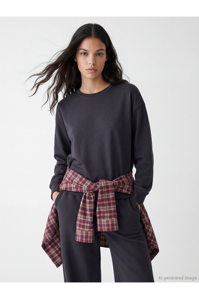 LC Waikiki Блестящи селекции от Shining Store Дамска блуза с мека материя и б...