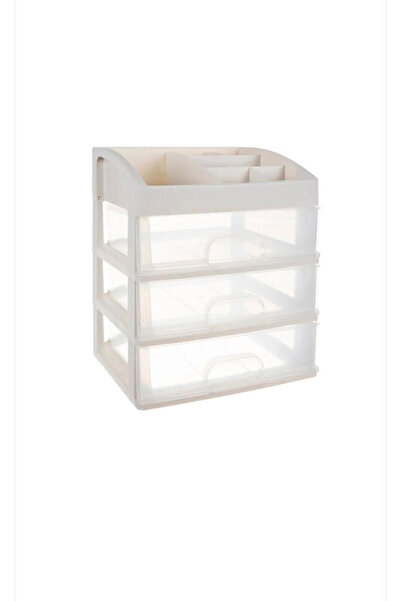 WTO Organizator De Produse Cosmetice, Make-up, 27x23x17 cm, Plastic, Transparent