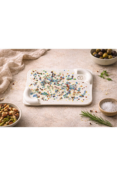 Terra Özel Tasarım Hitit Cam Eritme Sunum Tepsisi