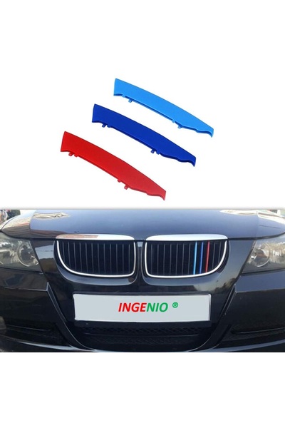 INGENIO Set 3 culori grilă ornament plastic M Power BMW Seria 3 E90 E91 2004-...