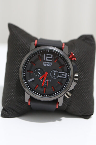 LUXON COLLECTION SU GEÇİRMEZ ŞIK TASARIM KIRMIZI RENK UNİSEX KOL SAAT