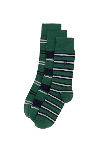 U.S. Polo Assn. Men's Green Socks