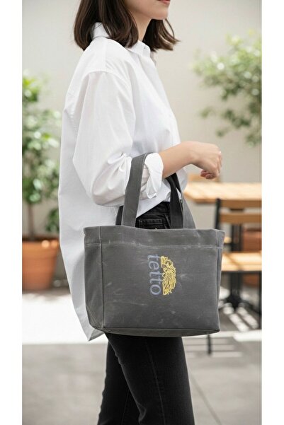 Online Mumlu Canvas Tote Bag and Shoulder Bag