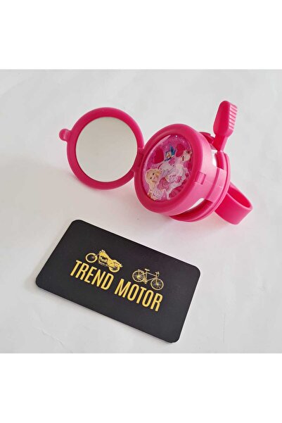 TR Zil Aynalı Model Prenses Bisiklet Pembe Kız Çocukları İçin Pembe