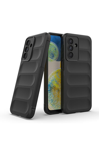 kılıffuarı غطاء سيليكون ناعم متوافق مع هاتف سامسونج جالاكسي A56، بتصميم سطح خ...