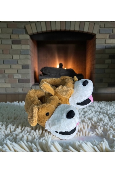 AkınalBella Unisex Animal-Themed Plush Fluffy Quality Slippers