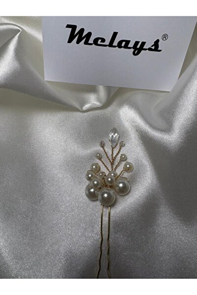 Melays Bridal Hairpin Pearl Crystal Stone Hairpin Hairpin Wedding Henna Engag...