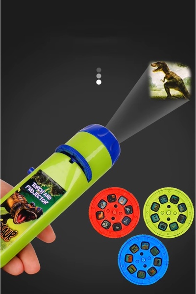 TOYZ PLAY لعبة كشاف ضوئي للأطفال مع 24 صورة مختلفة