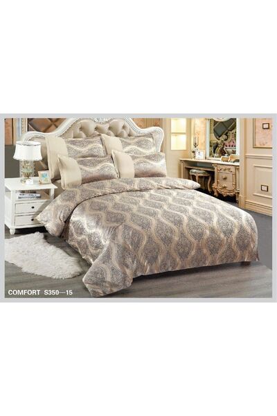 ANATOLIATEKSTILE Premium Velvet Bedding Set + Cotton Sheet, Comfort Luxury Be...