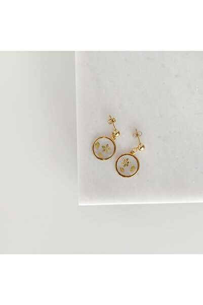 Vesce Atelier Blossom Resin Dangle Handmade Earrings