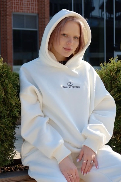 LAYORA Women's Printed Hoodie – 3 Thread Count, Winter, Cotton & Polyester