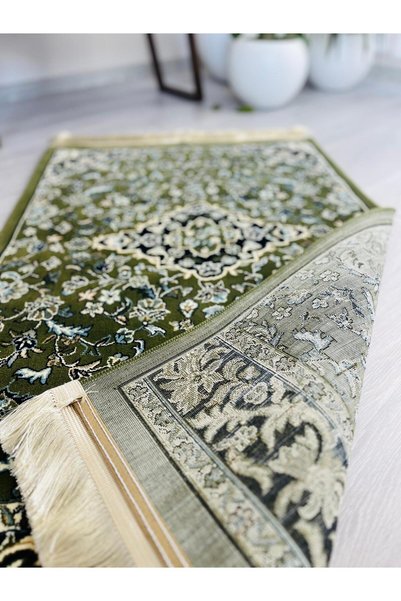 Mada Carpets سجادة صلاة منقوشة من إنتاج المدينة المنورة - رافزات-الجنة - 8 مم