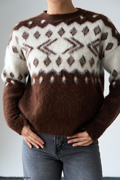 CADDELAMODA Pulover cu model de damă