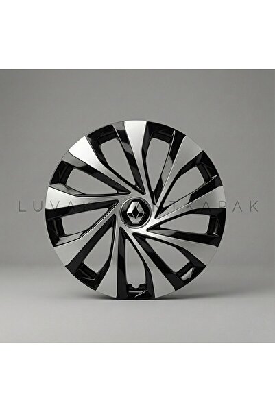 luvak RENAULT Clio Uyumlu JantKapağı - 16 İnç - 1 Takım (4 adet) - Çelik görü...