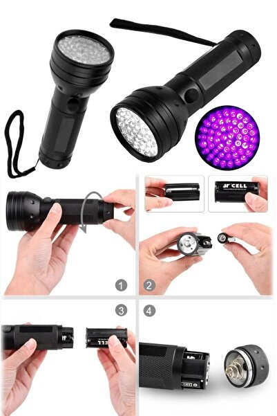 Munico Profesyonel Dedektif El Fneeri Parmak Izi Için Ideal Uv Mor Işıklı El ...
