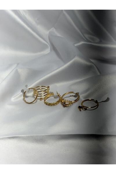 ZC ZERİVA CONSEPT Günlük Kullanıma Uygun Eklem Yüzüğü 5'li