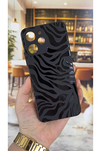 Vip Case Redmi 12 Uyumlu Zebra Desenli Silikon Darbe Emici Klasik Korumalı Ru...