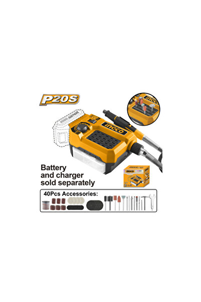 Ingco Șlefuitor mini fără fir 20 V (fără baterie și încărcător)