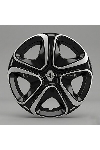 JANT RENAULT Clio Uyumlu JantKapağı - 16 İnç - 1 Takım (4 adet) - Çelik görün...