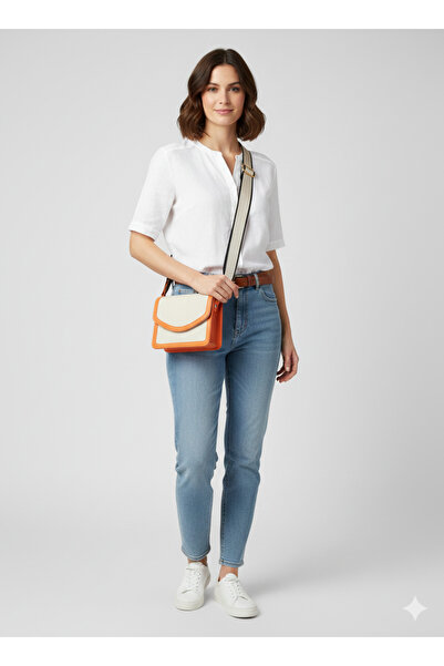 RMY MODA حقيبة كروس وكتف نسائية بحزام عريض - مناسبة للاستخدام اليومي