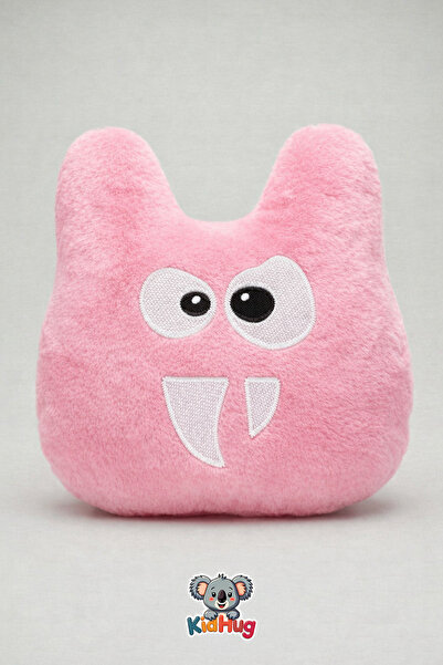 KidHug Nakışlı Vampir Tasarımlı Yumuşak Bel Destek Peluş Yatık –Oto, Oyuncu, ...