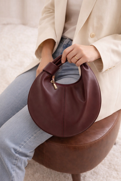 Z&ÇBUTİKK Kadın Yumuşak Dokulu Düğümlü El Çantası – Minimal Tasarım