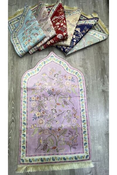 ASDM Luxury Royal 3-Piece Prayer Set - Cool Cotton Prayer Sheet and Padded Pr...
