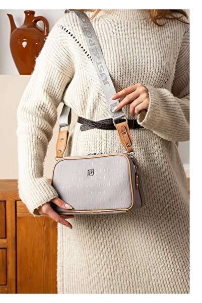 JP POLO Women's Waterproof Embossed Print 5 Compartment Postman Shoulder Bag