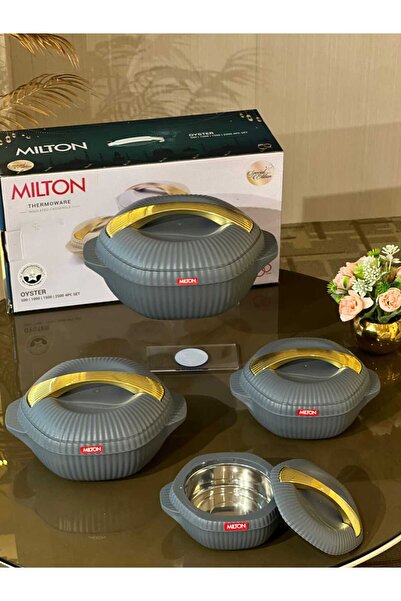 Generic Milton Oyster Insulated Casserole Set.