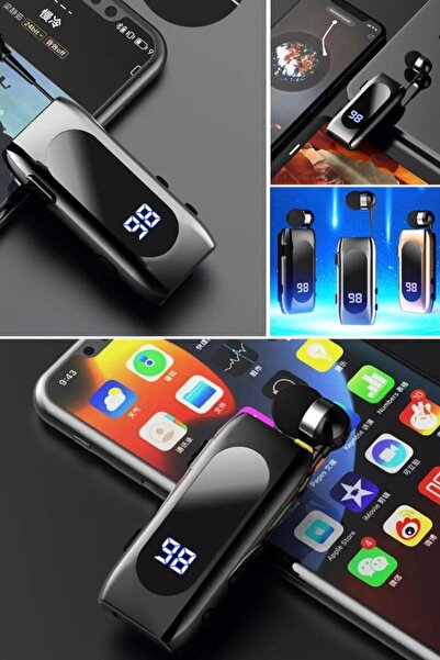 Munico Lcd Ekranlı Bluetooth Kulaklık Akıllı Kulak Içi Tek Spor Kulaklık Kali...