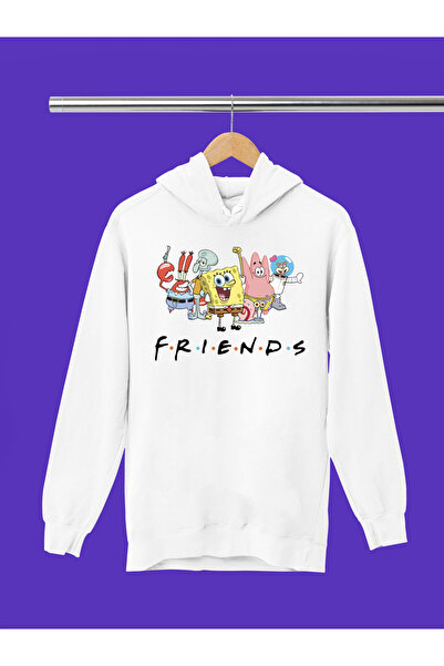 MAGORS Spongebob Printed 3-Thread Quality Soft Texture Hooded Children's Swea...