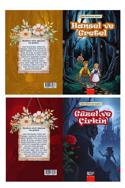 Nef Kitap Dünya Çapında Sevilen Masallar – 1. ve 2. Sınıf İçin 10 Kitaplık Set