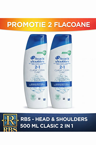 Head & Shoulders PROMO PACKAGE – 2 × 500 ML Classic Clean 2 in 1
