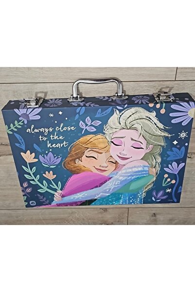 LunaDefano Frozen Temalı 100+ Parça Sanat Seti Metal Çanta