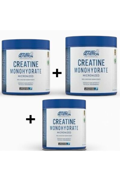 Skull Labs عرض التوفير الكبير - كرياتين مونوهيدرات (Applied Nutrition) 3 عبوات