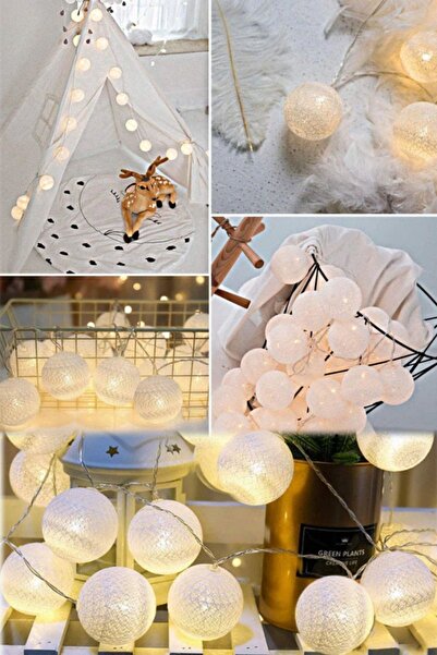 Munico Ev Resotrant Dekoratif Bahçe Oda Restorant Süsleme 10'lu Led Gün Işığı...