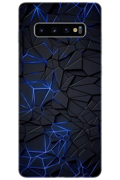 Kılıfland Samsung Galaxy S10 PLUS (SM-G975F) Uyumlu Kılıf Desenli Silikon Kar...