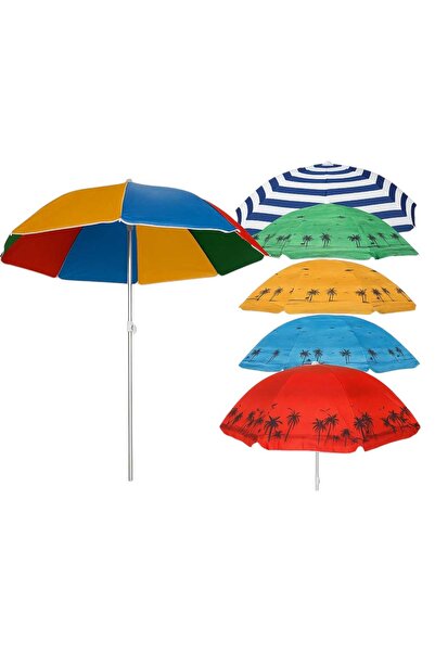 First Choice Umbrela de Plaja 170x1.55m Inaltime Ajustabila