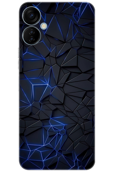 TECNO Spark 9T (KH6) Uyumlu Kılıf Desen Baskılı Silikon Karmaşık Design STK:1874